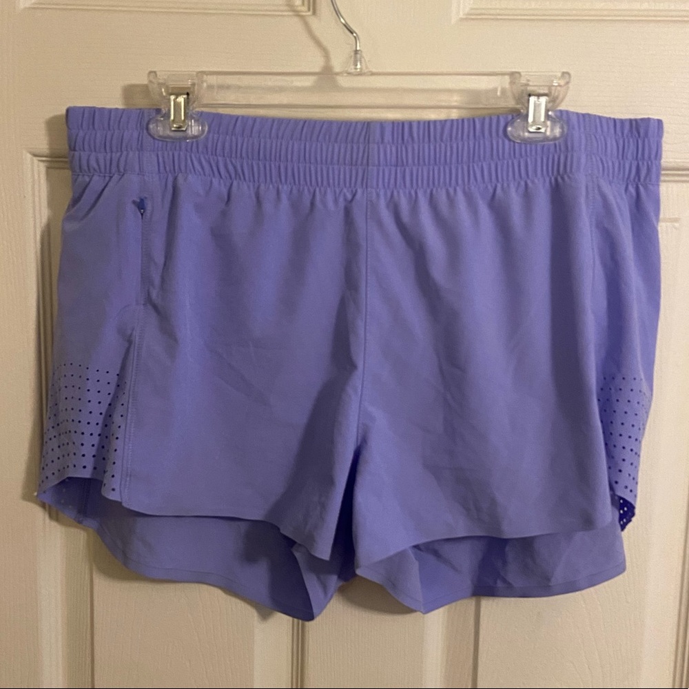 Athleta Hustle 3” Shorts - Periwinkle - Size L